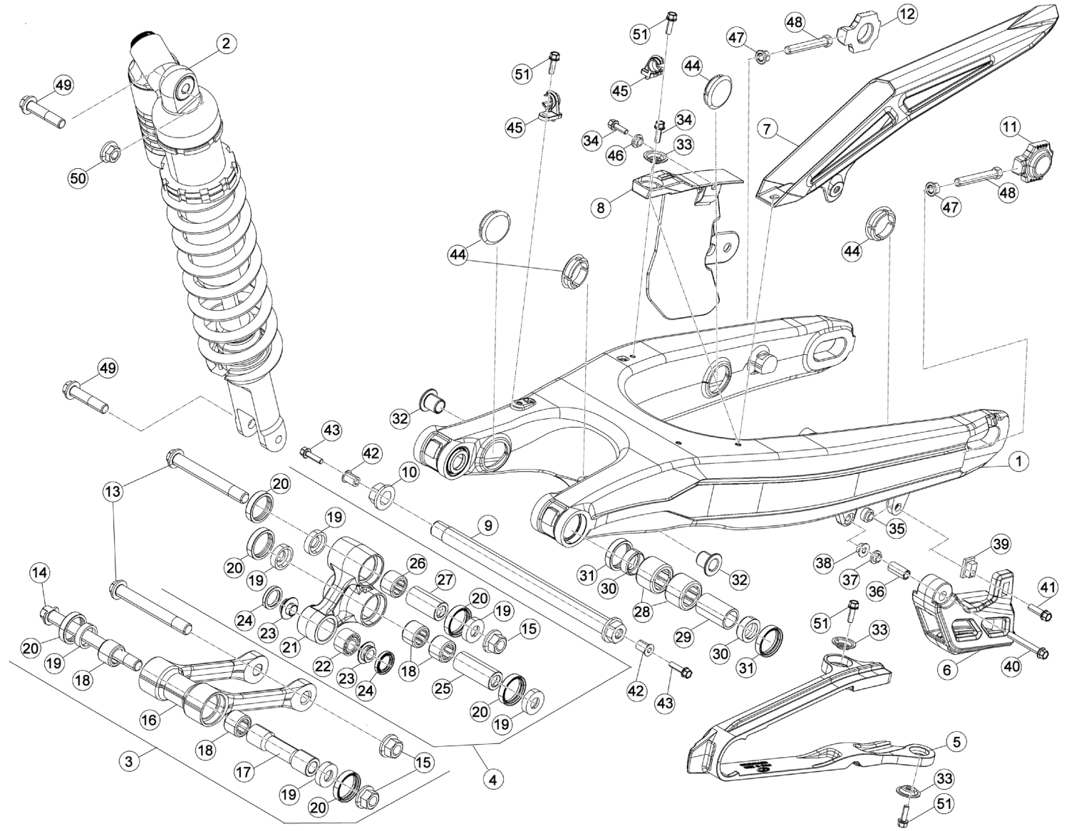 REAR SWING ARM