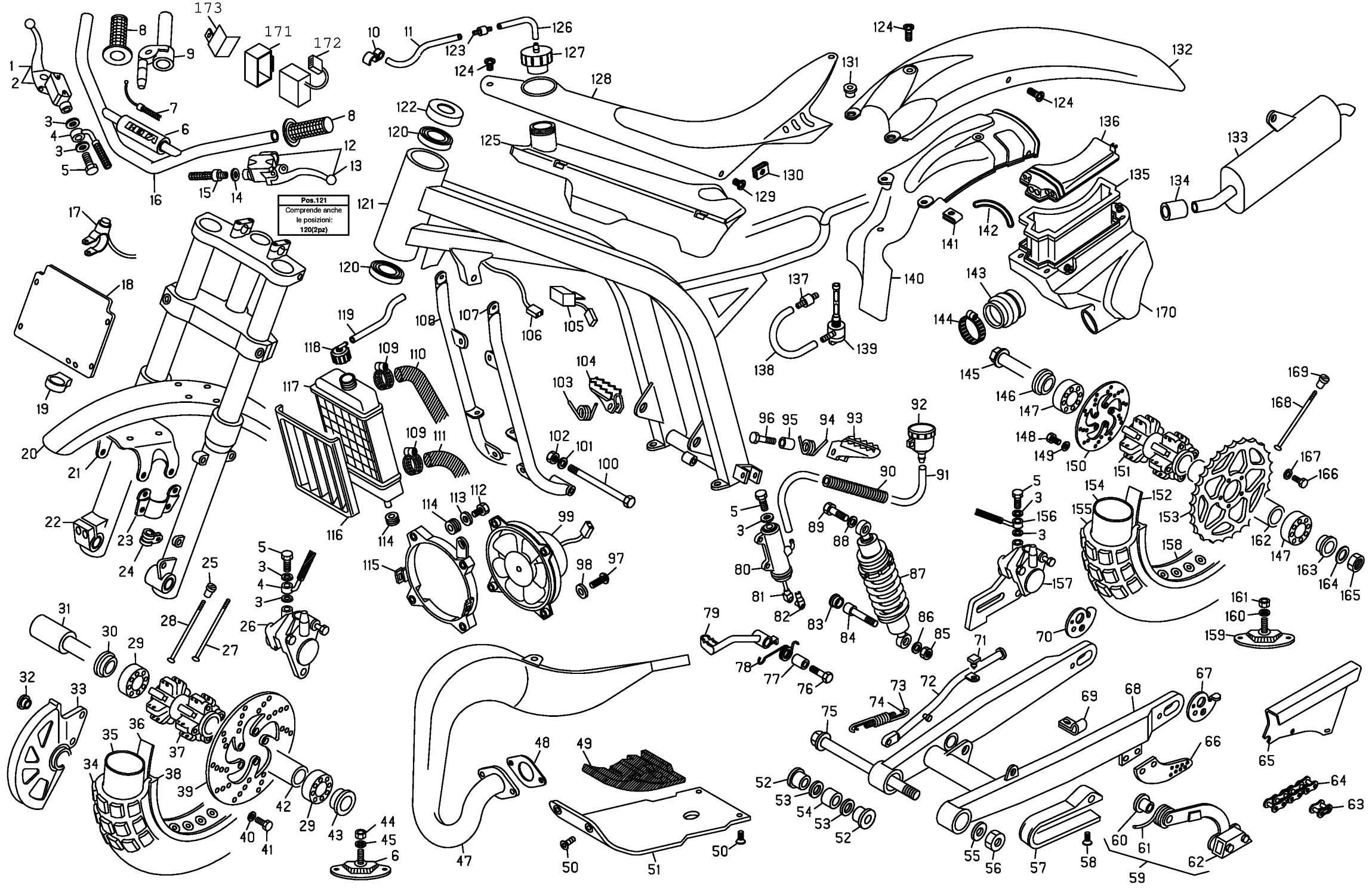 CHASSIS - EVO 80CC JUNIOR