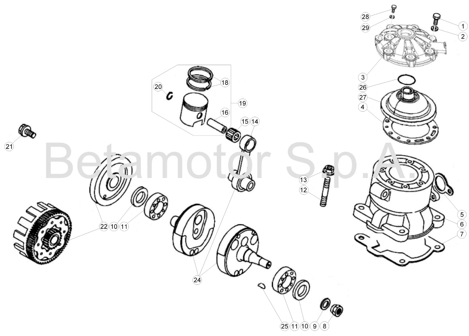CRANKSHAFT - CYLINDER