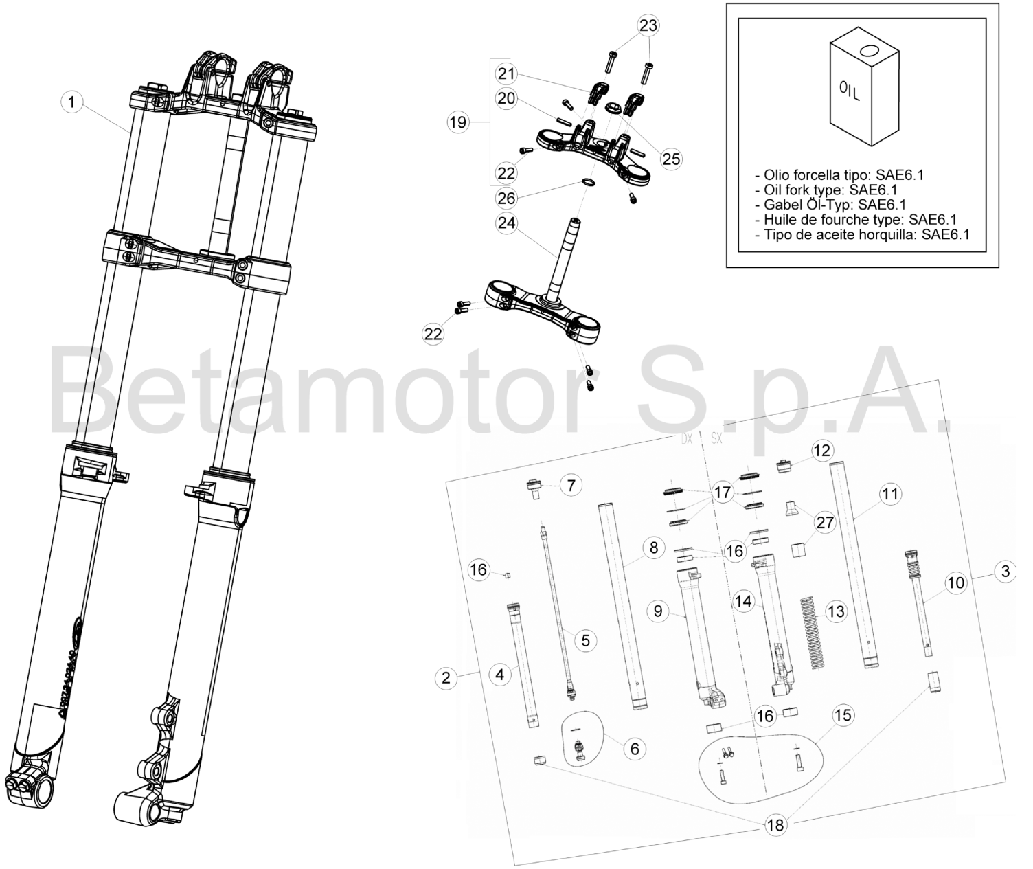FRONT FORK STANDARD