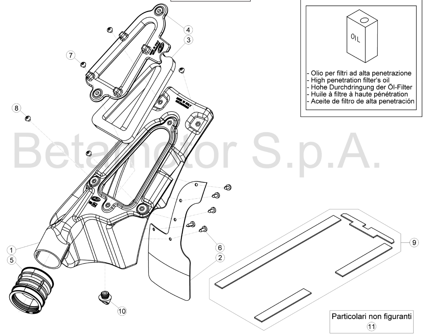 AIR BOX - REAR FENDER