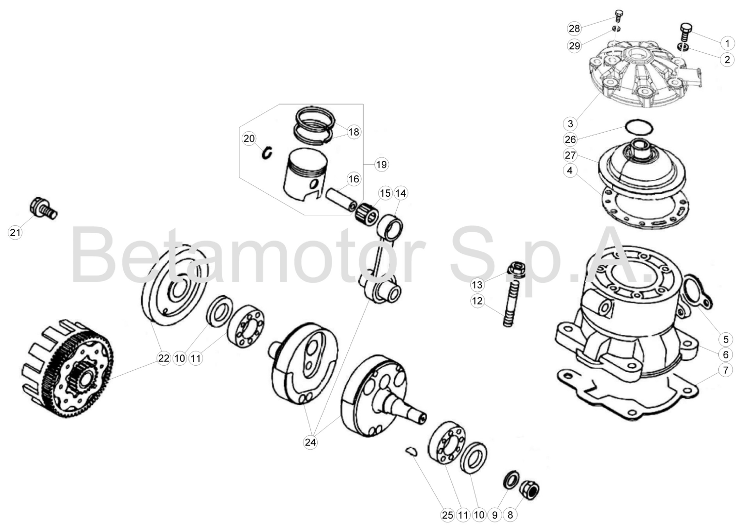 CRANKSHAFT - CYLINDER