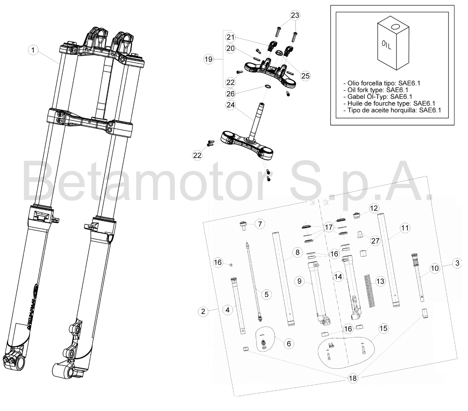FRONT FORK STANDARD