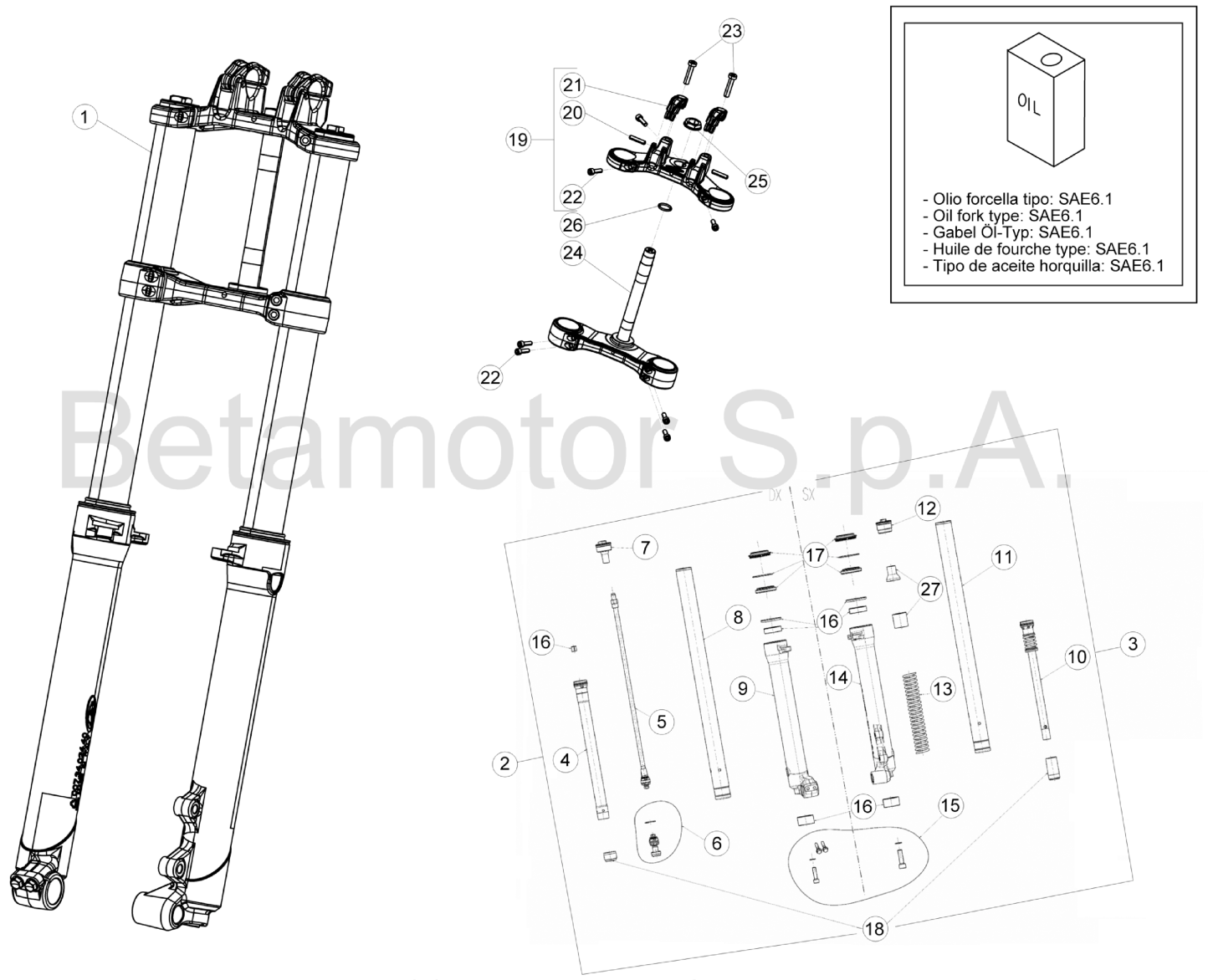 FRONT FORK STANDARD