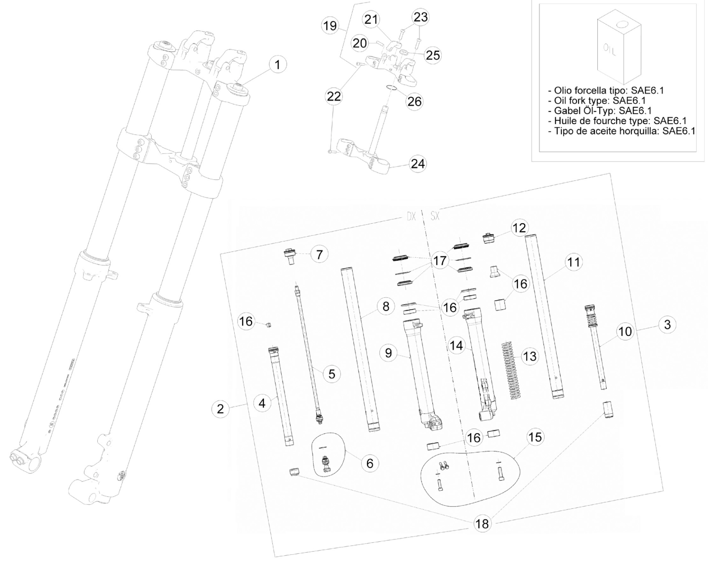 FRONT FORK STANDARD