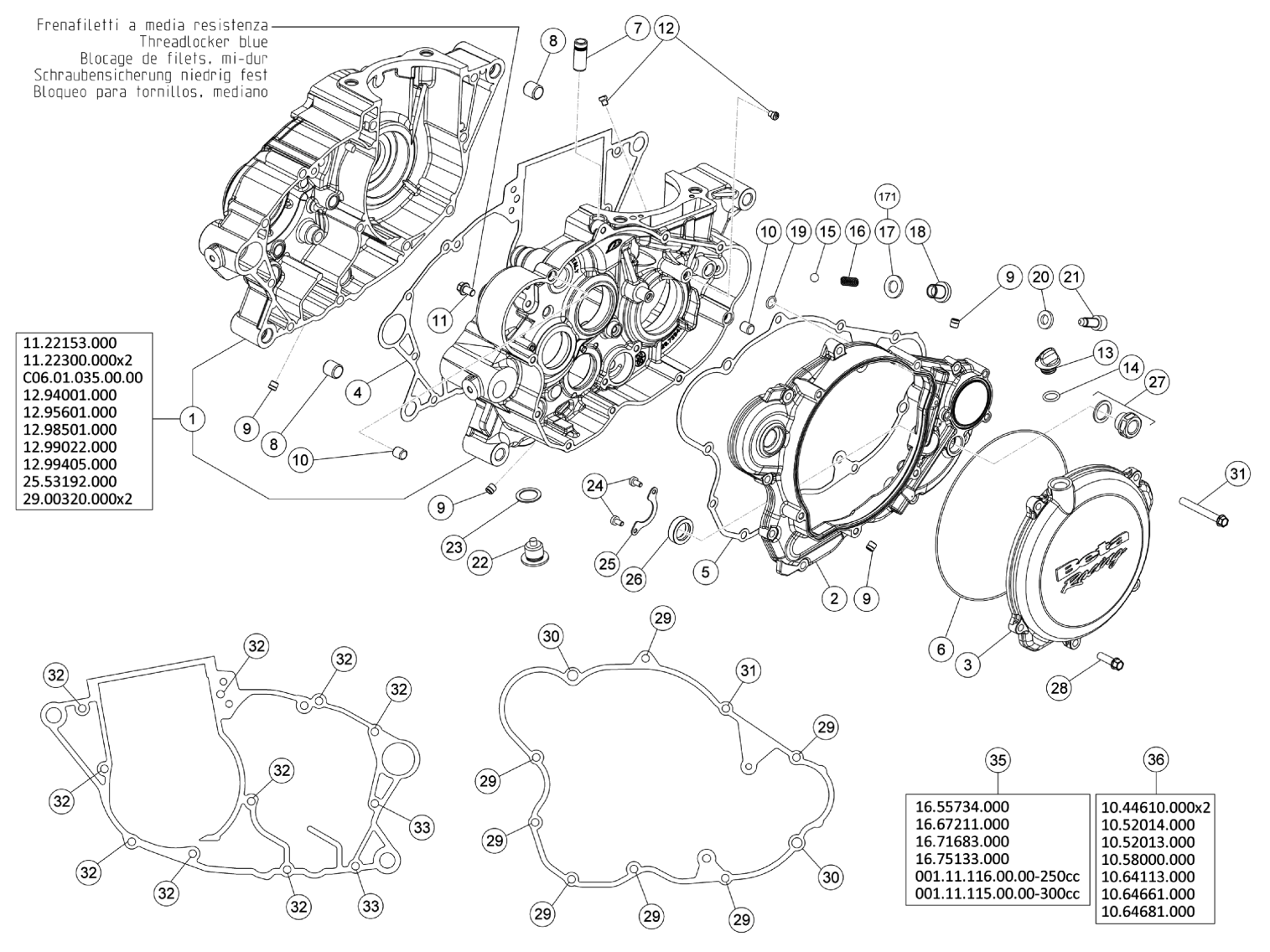 CRANKCASE CARTER