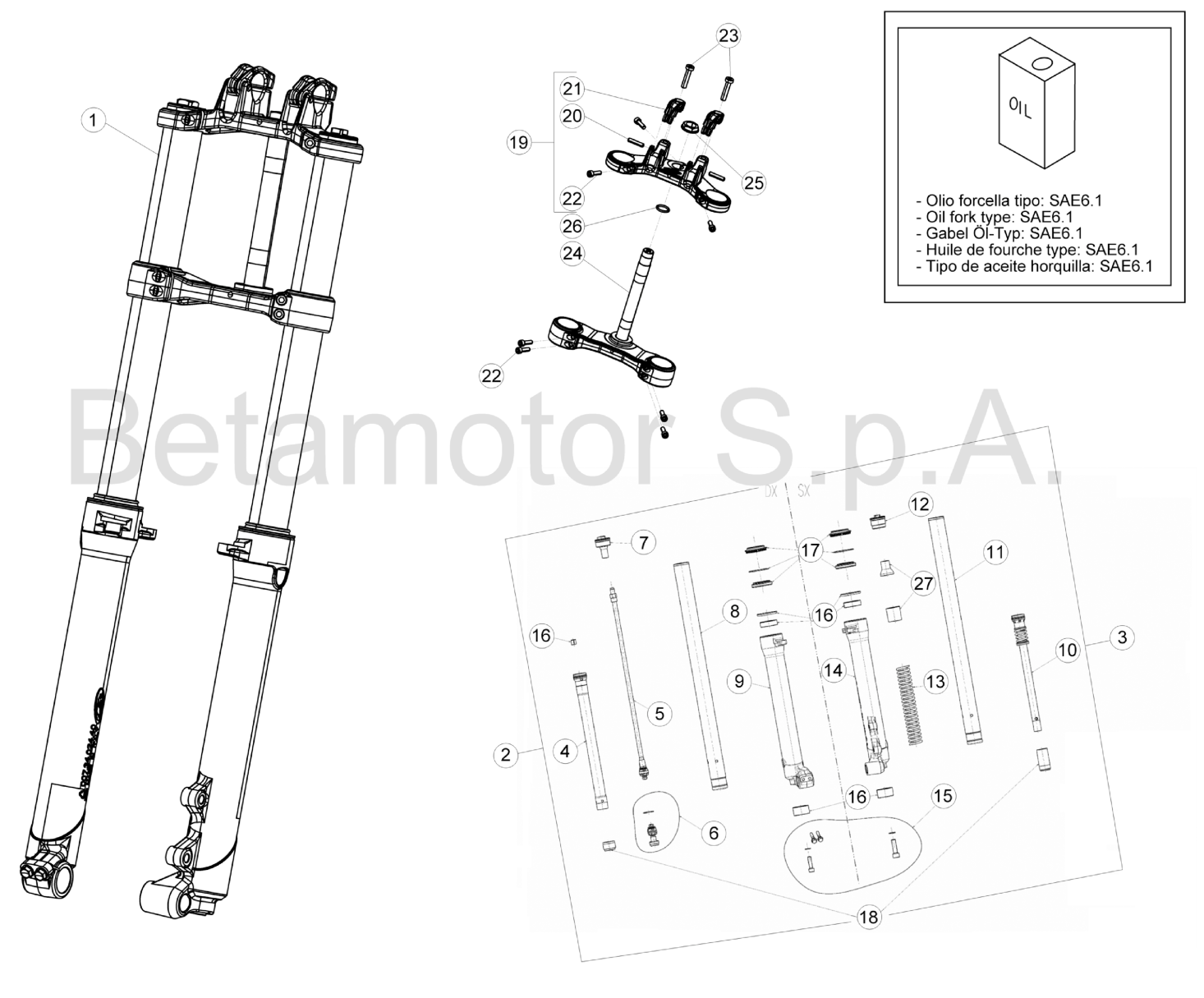 FRONT FORK STANDARD
