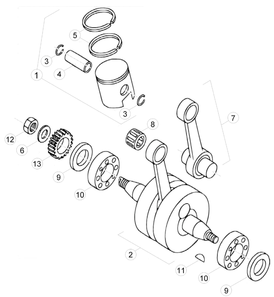 CRANKSHAFT - PISTON
