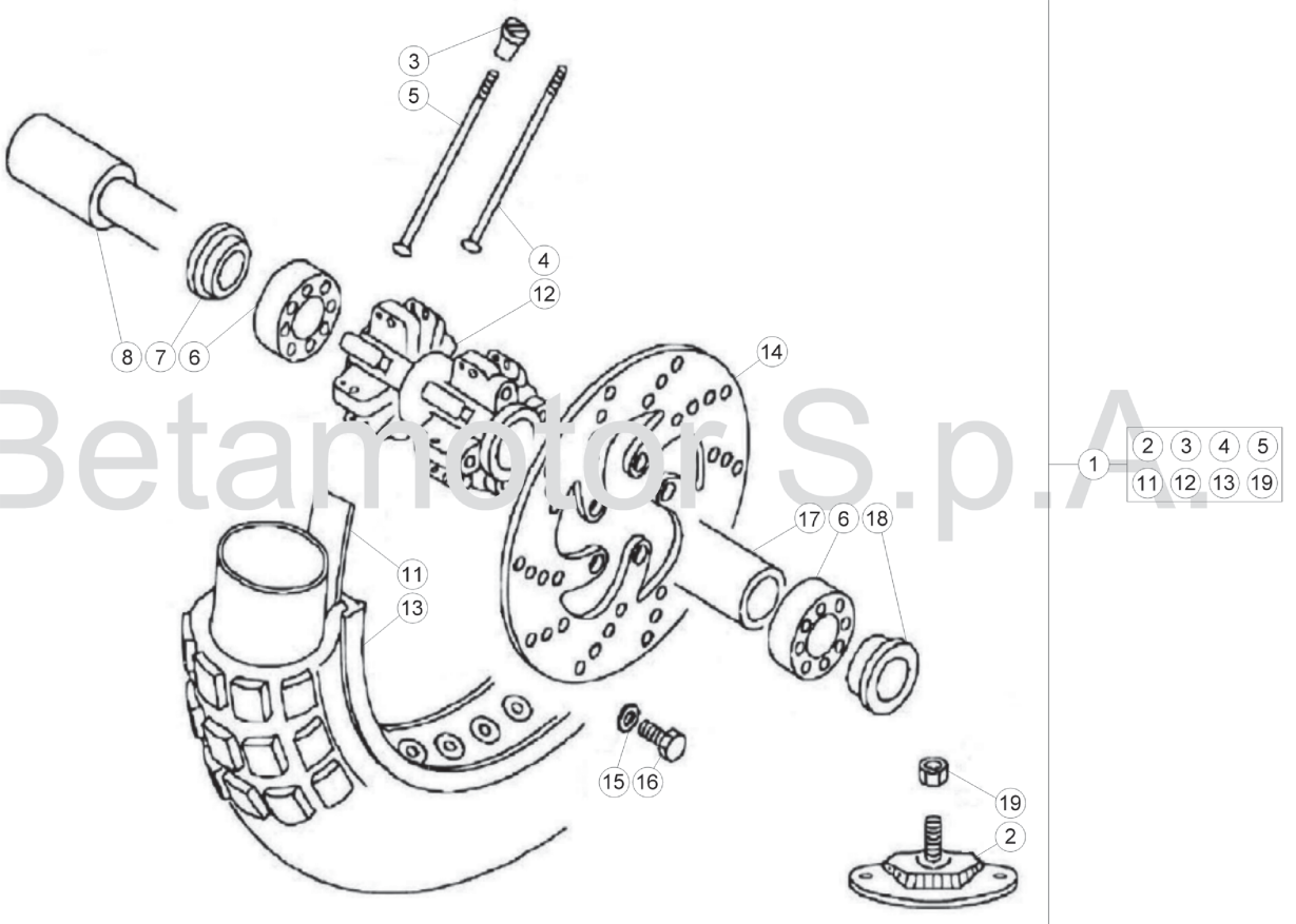 FRONT WHEEL (JUNIOR)