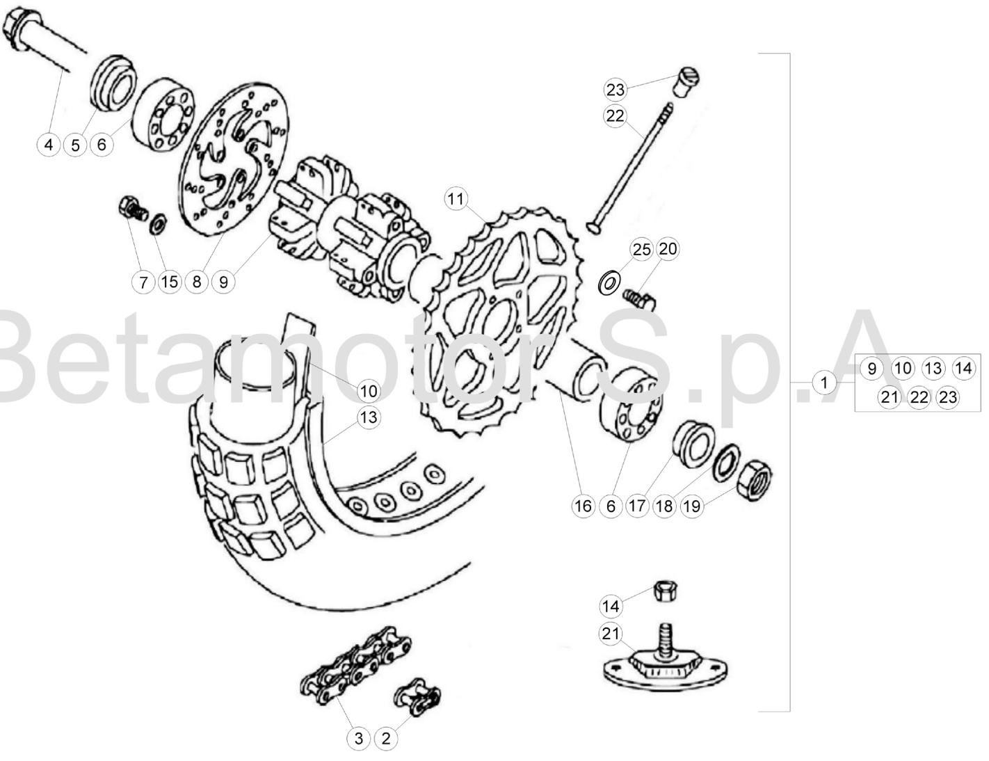 REAR WHEEL (JUNIOR)