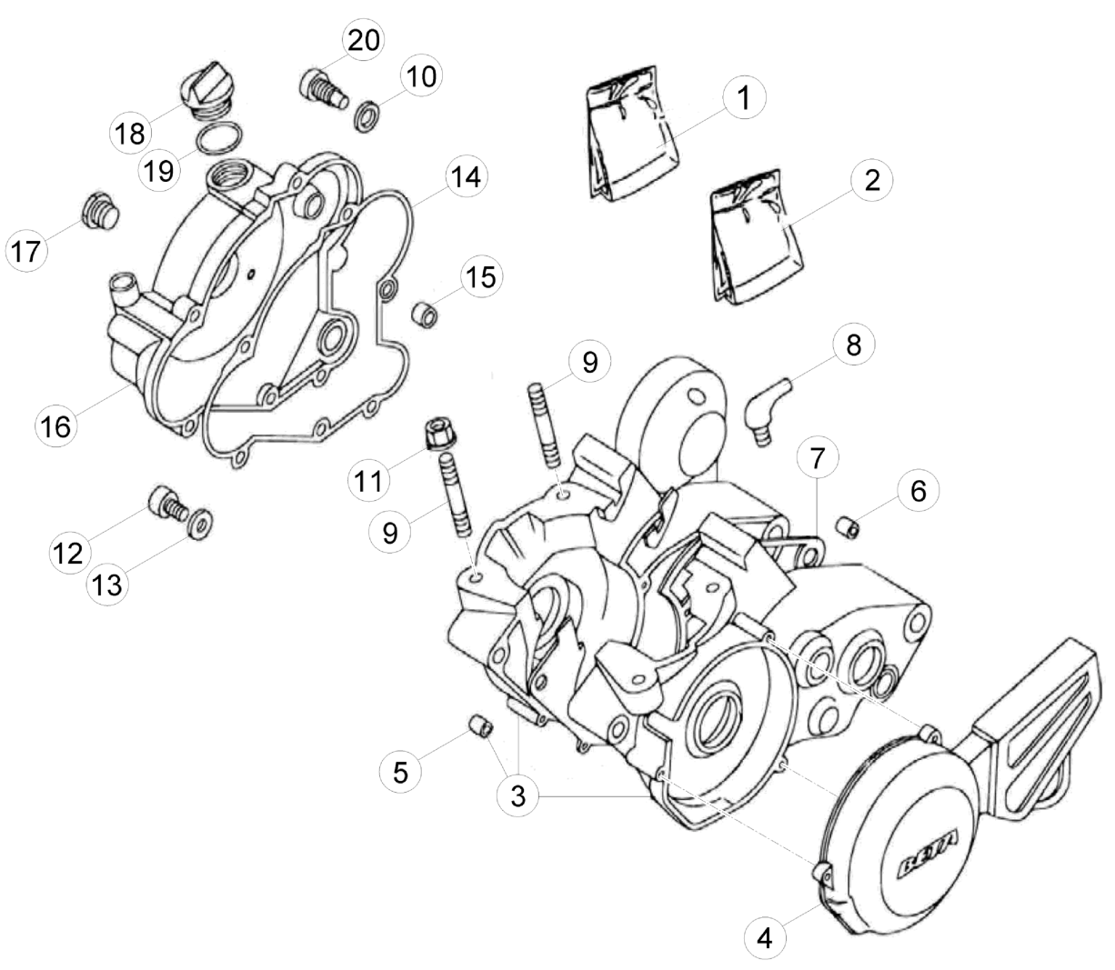 CRANKCASE CARTER