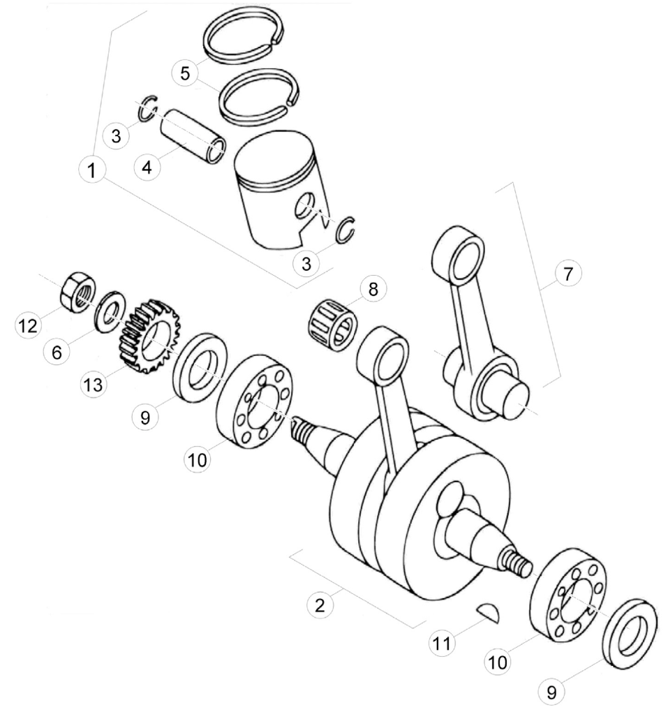 CRANKSHAFT - PISTON