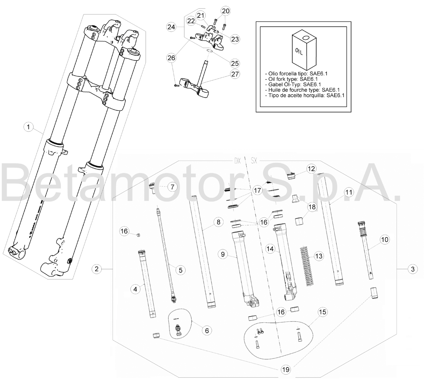 FRONT FORK (SENIOR)