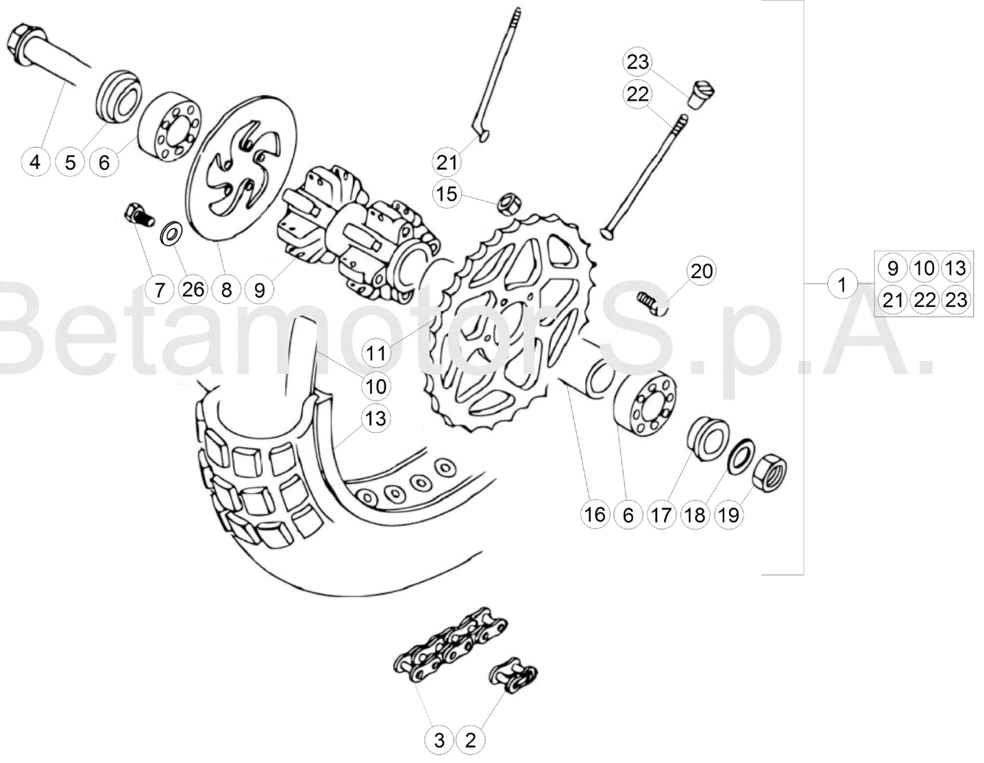 REAR WHEEL (SENIOR)