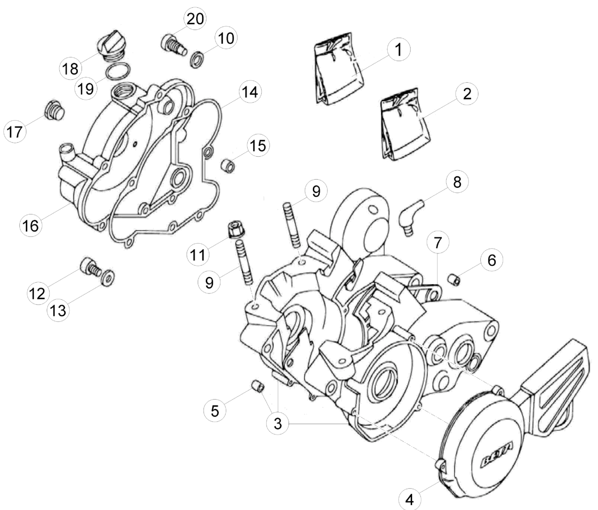 CRANKCASE CARTER