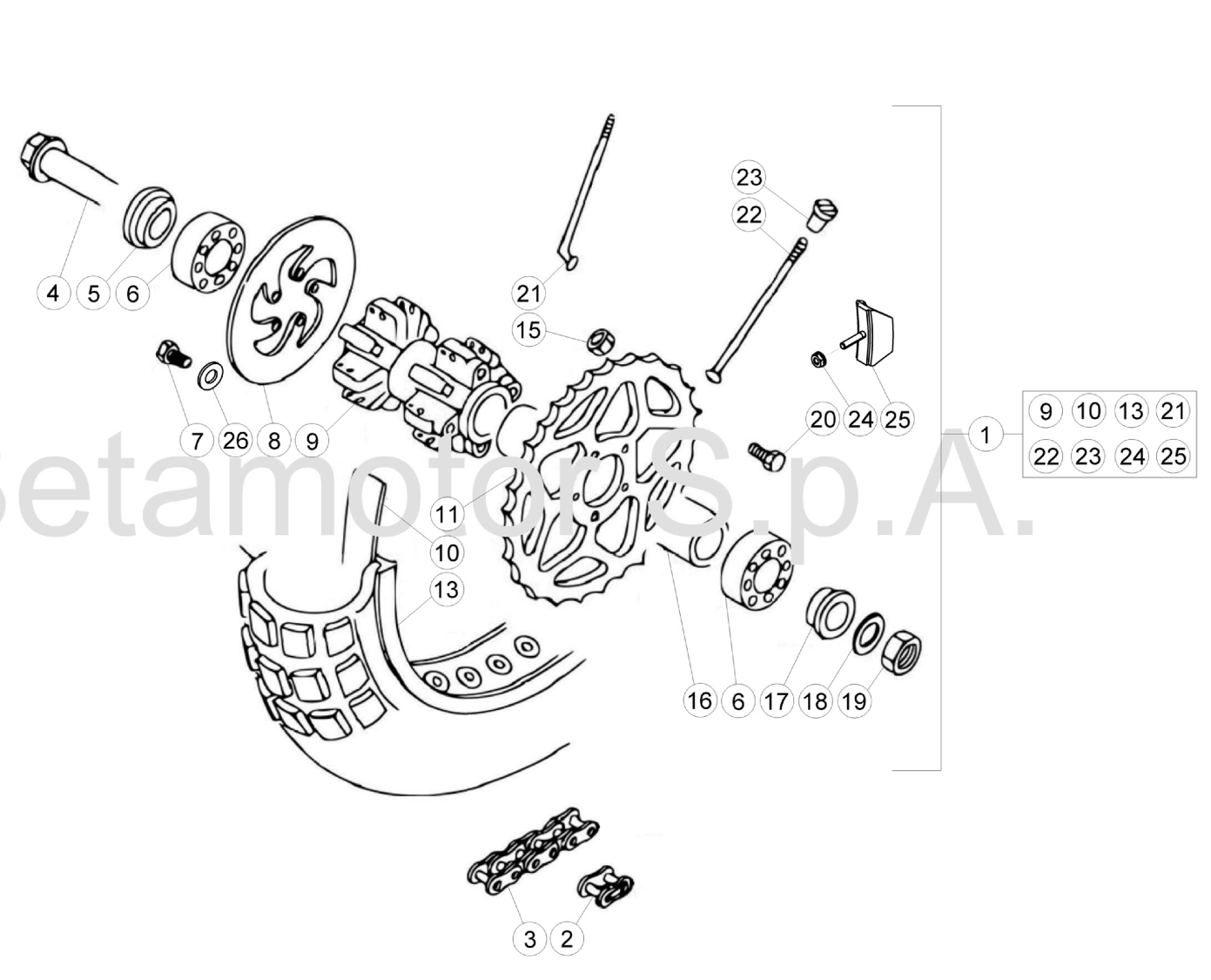 REAR WHEEL (SENIOR)