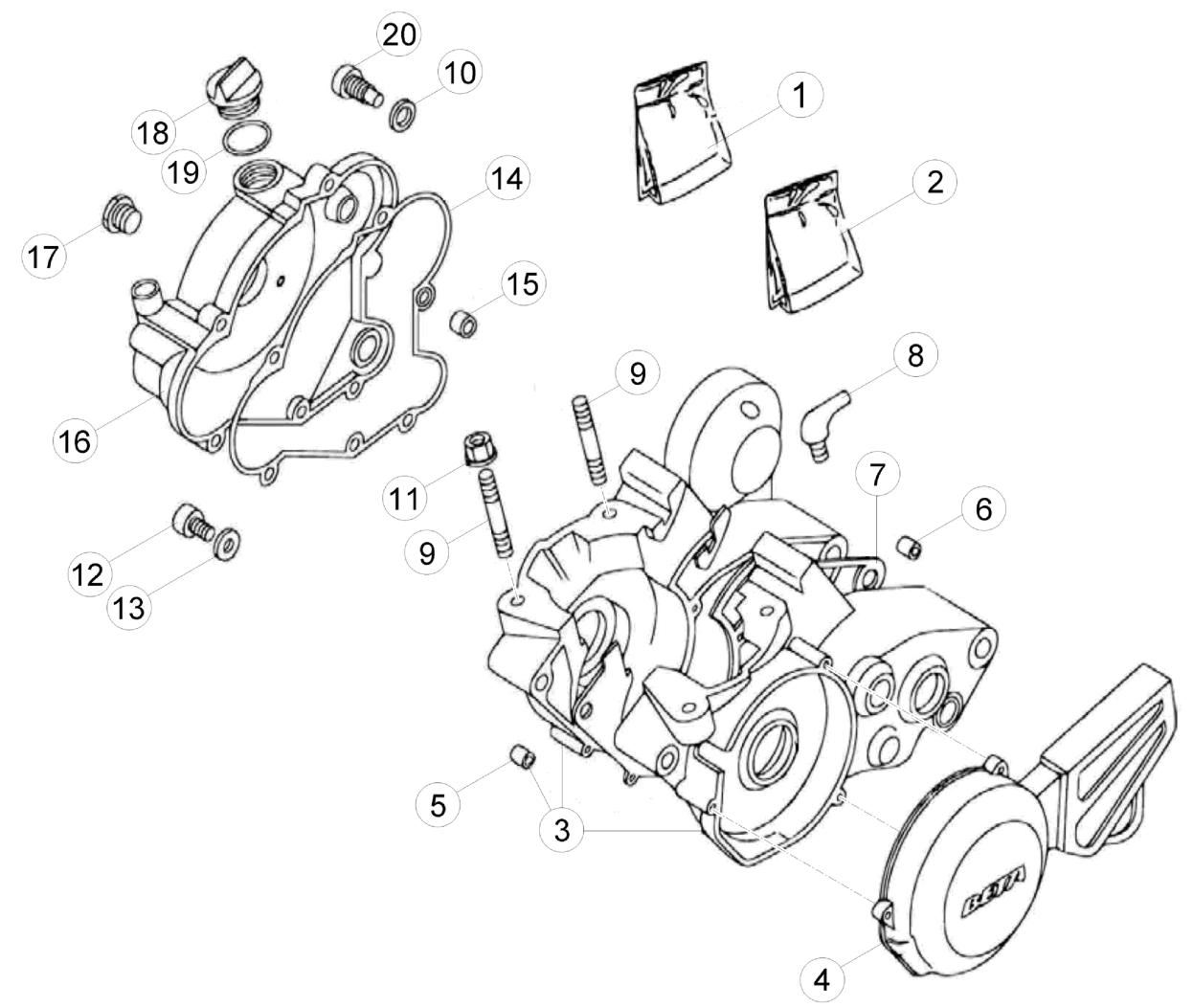 CRANKCASE CARTER