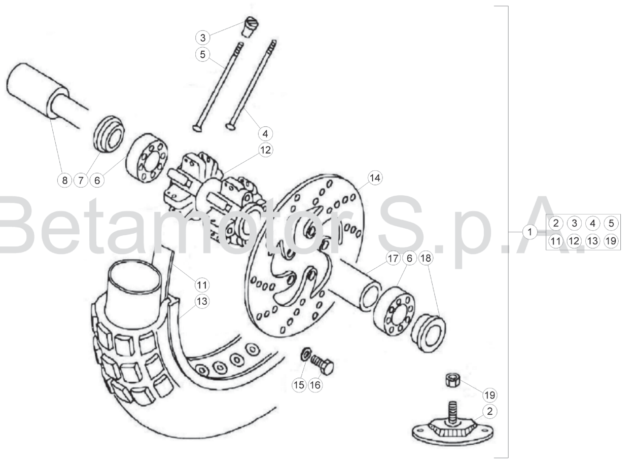FRONT WHEEL (JUNIOR)