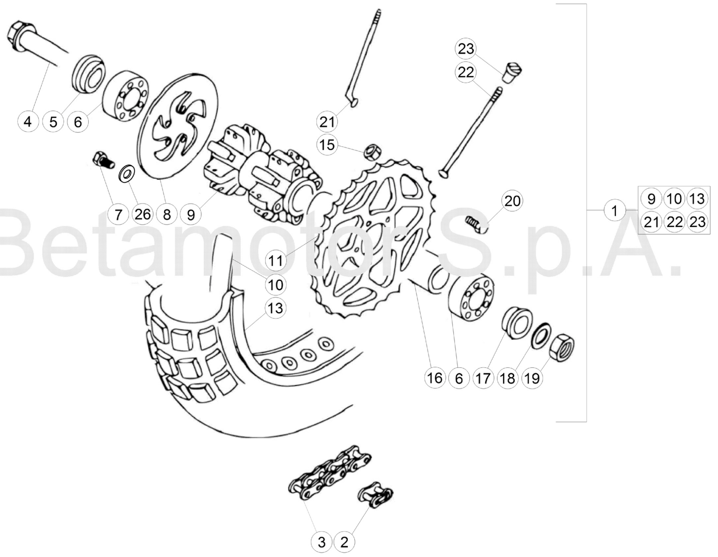 REAR WHEEL (SENIOR)