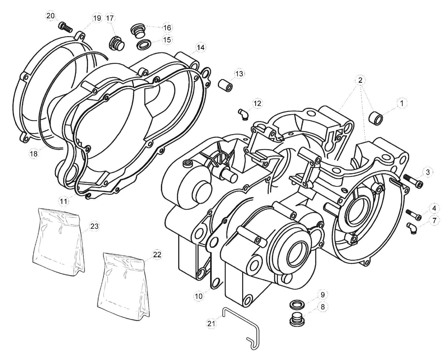CRANKCASE CARTER