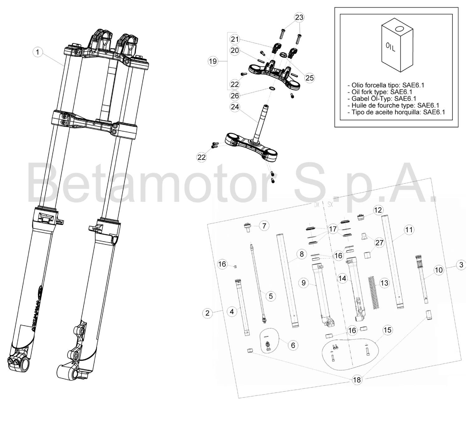 FRONT FORK STANDARD