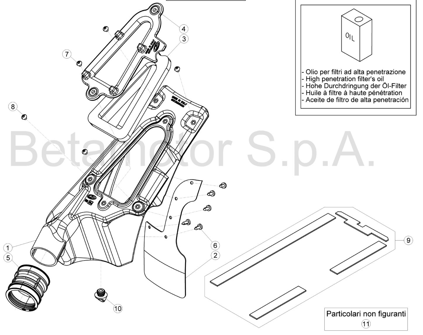 AIR BOX - REAR FENDER