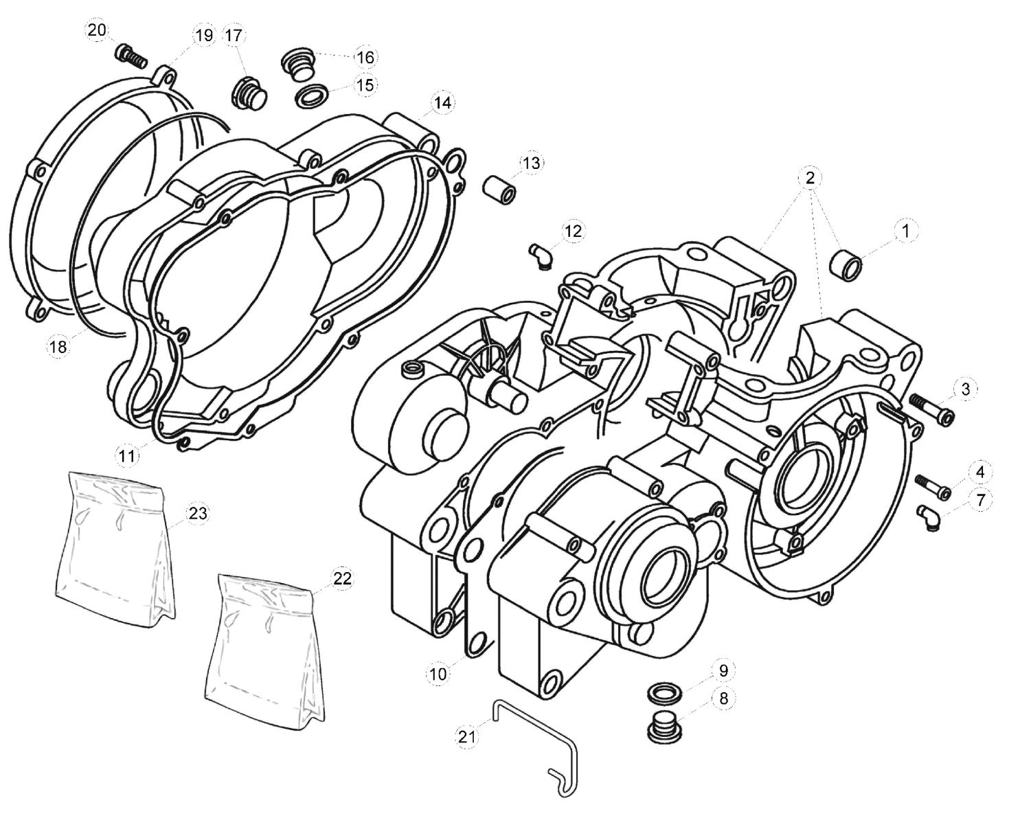 CRANKCASE CARTER