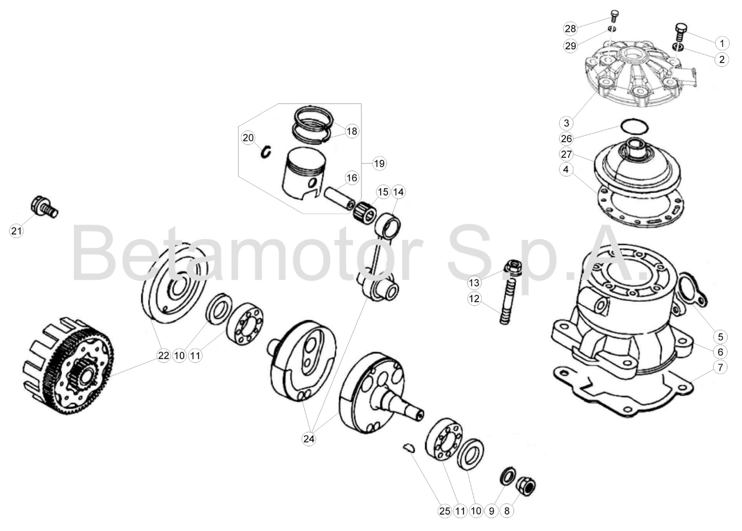 CRANKSHAFT - CYLINDER
