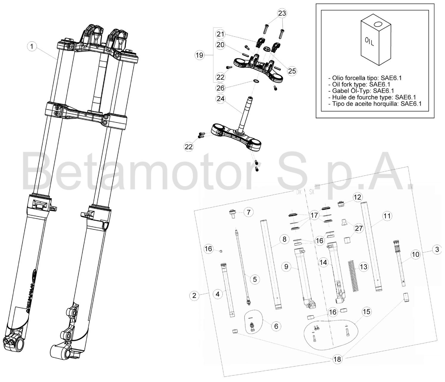 FRONT FORK STANDARD