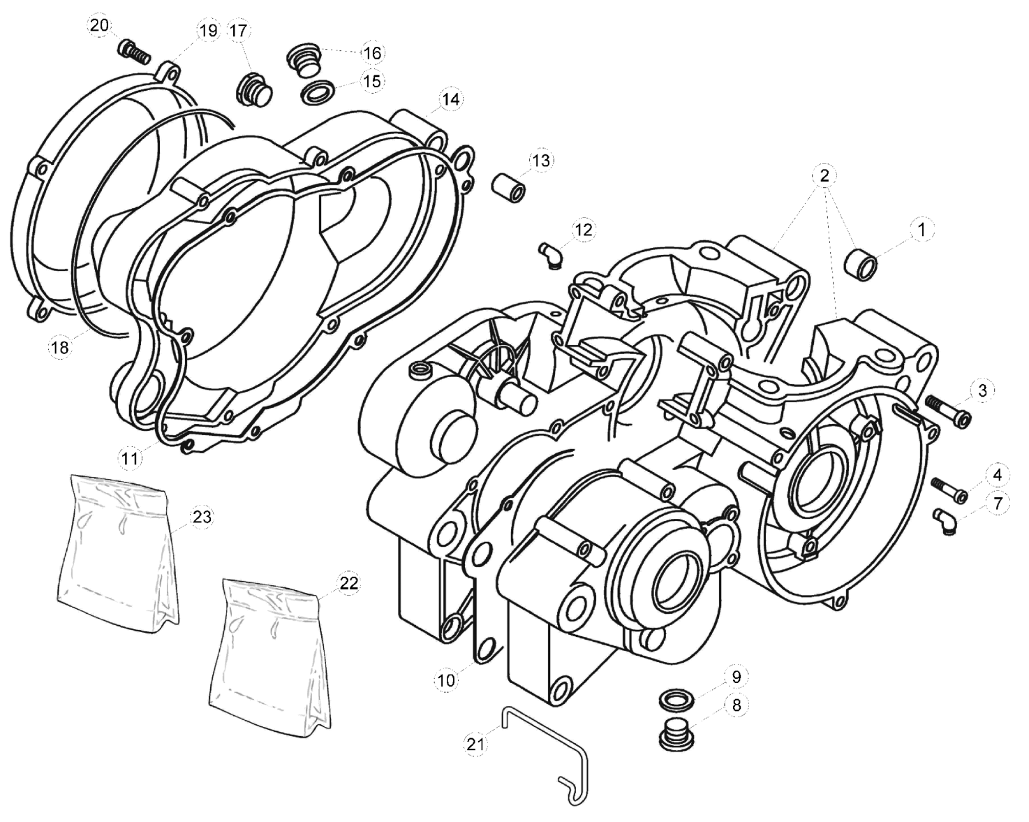 CRANKCASE CARTER