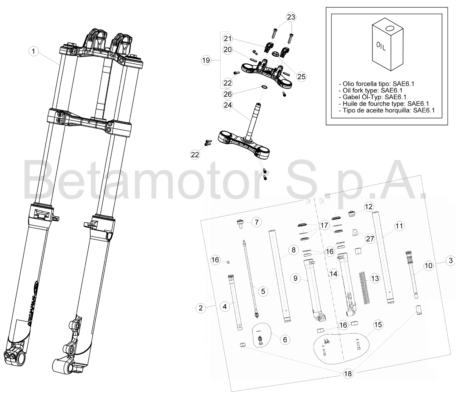 FRONT FORK STANDARD