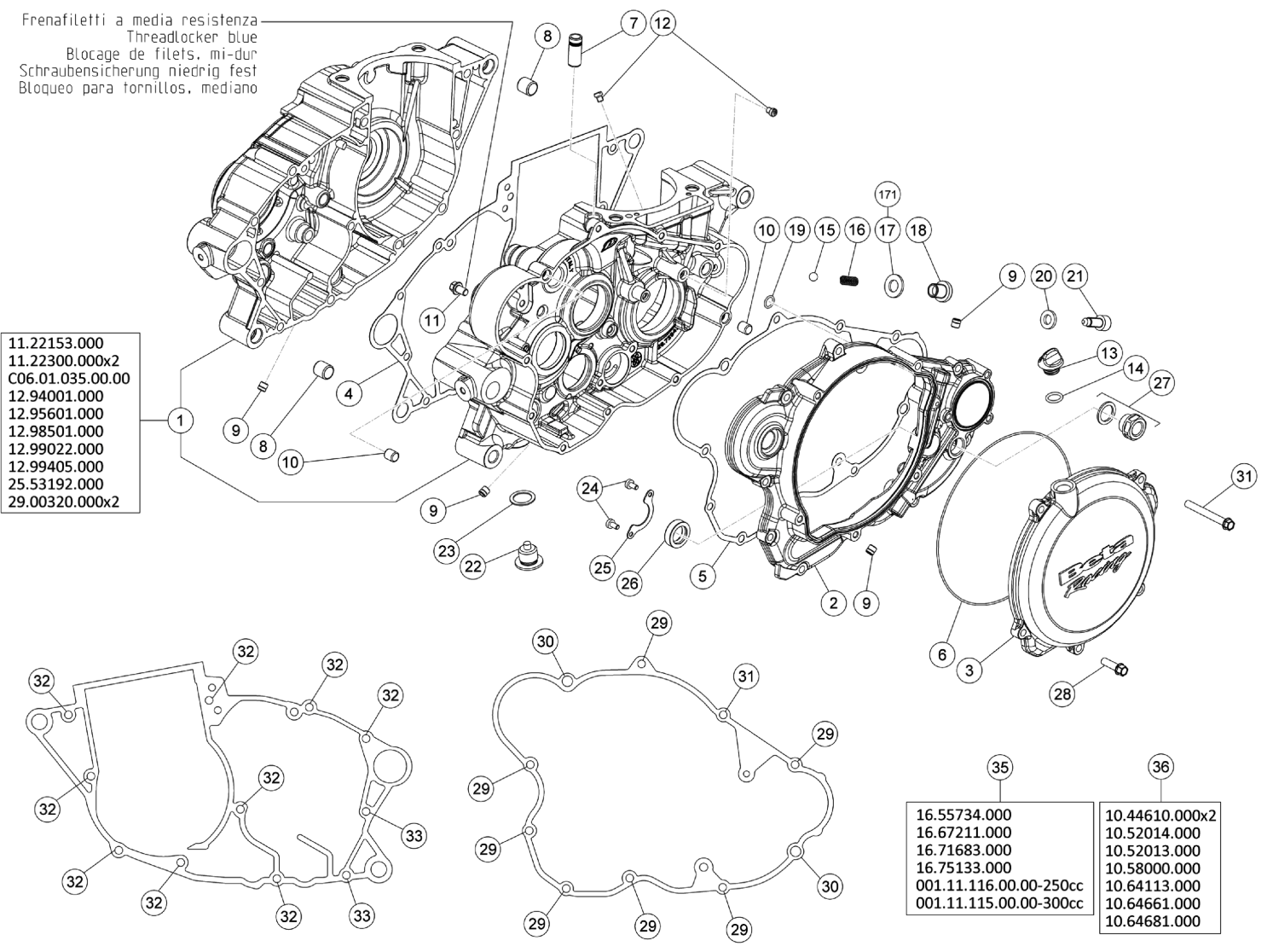 CRANKCASE CARTER