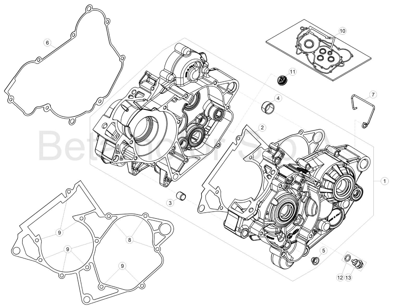 CRANKCASE CARTER