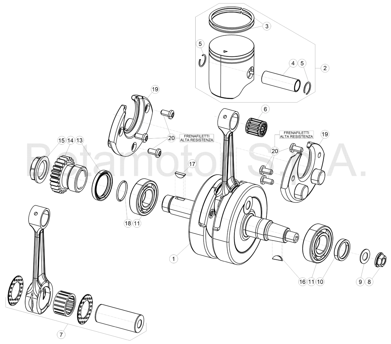 CRANKSHAFT - PISTON