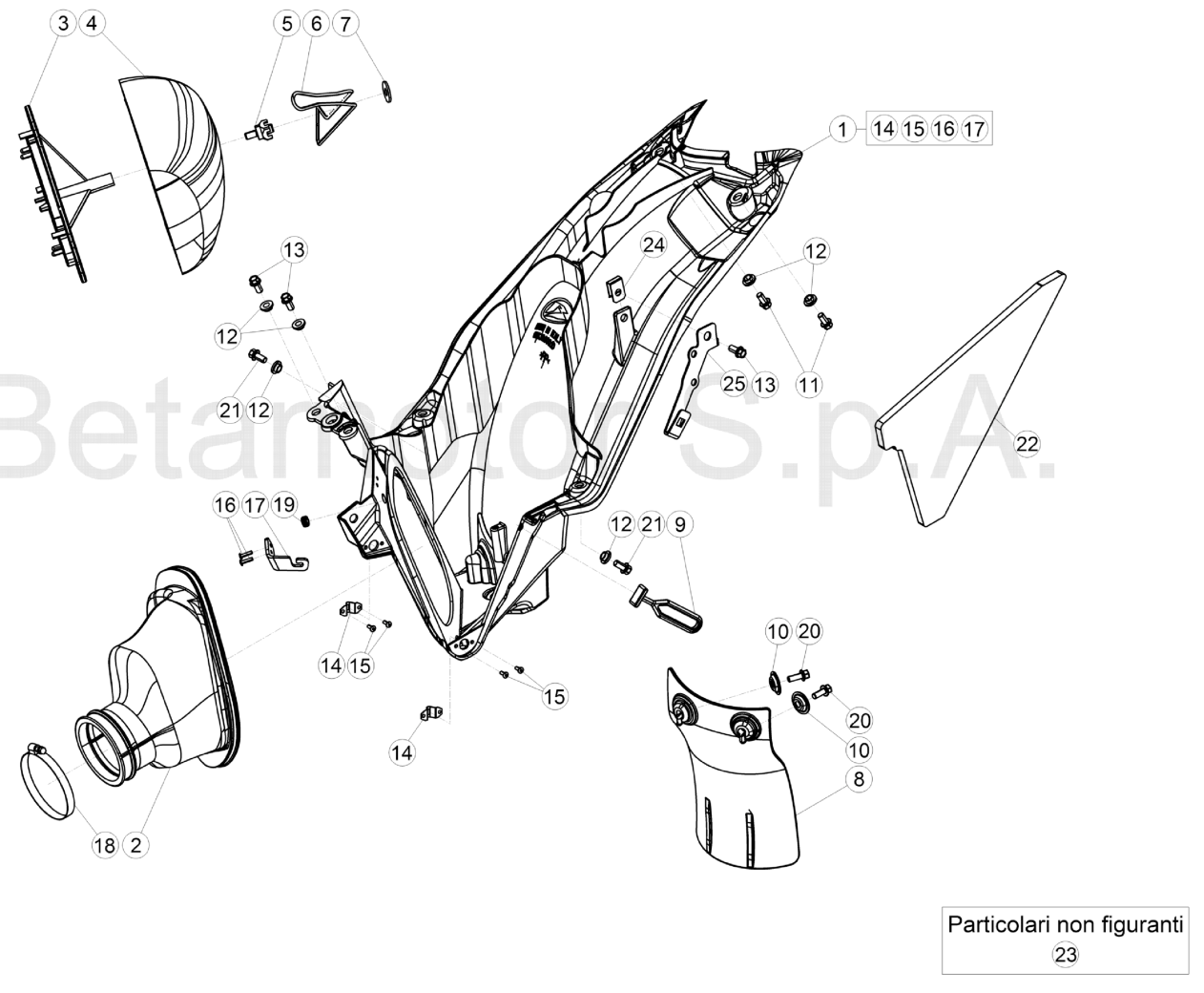 AIR BOX - REAR FENDER