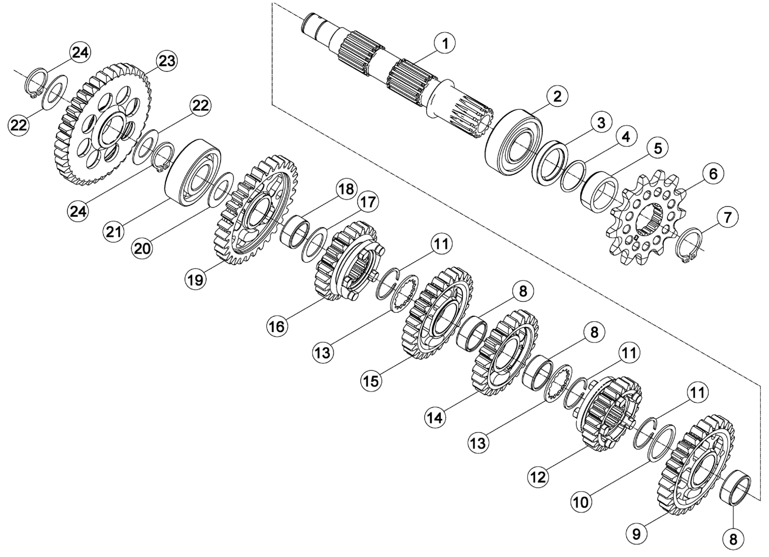 SECUNDAIRY GEARS