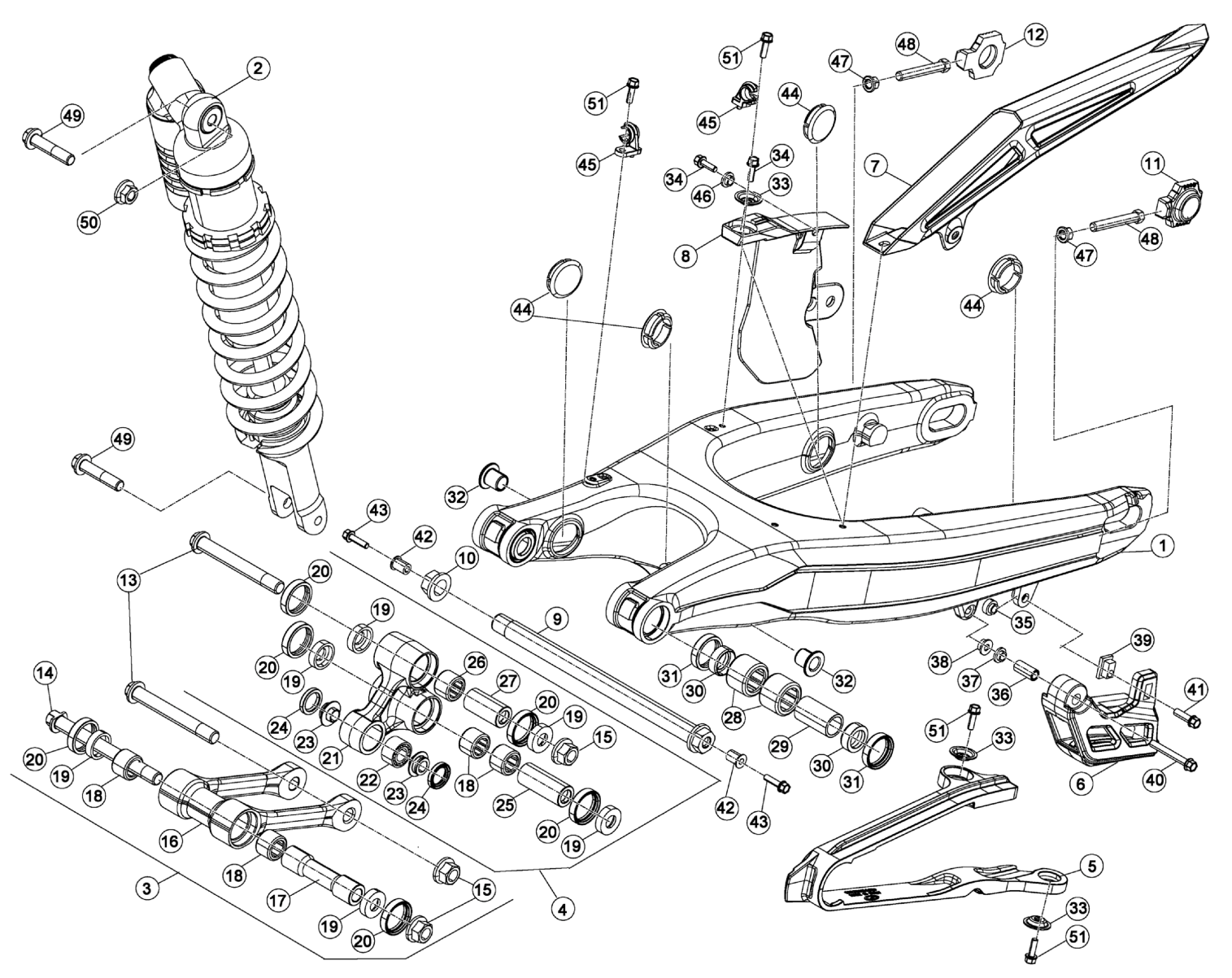 REAR SWING ARM