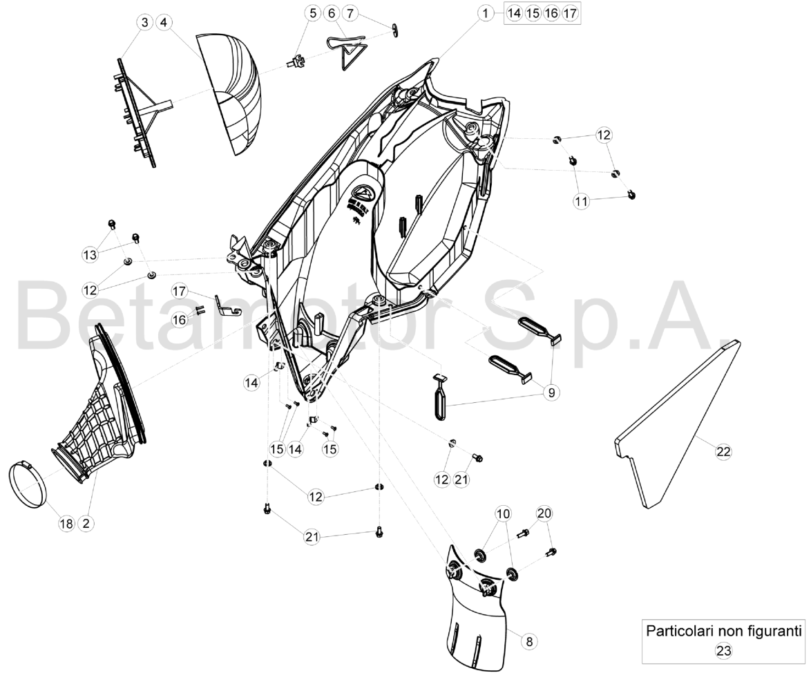 AIR BOX - REAR FENDER