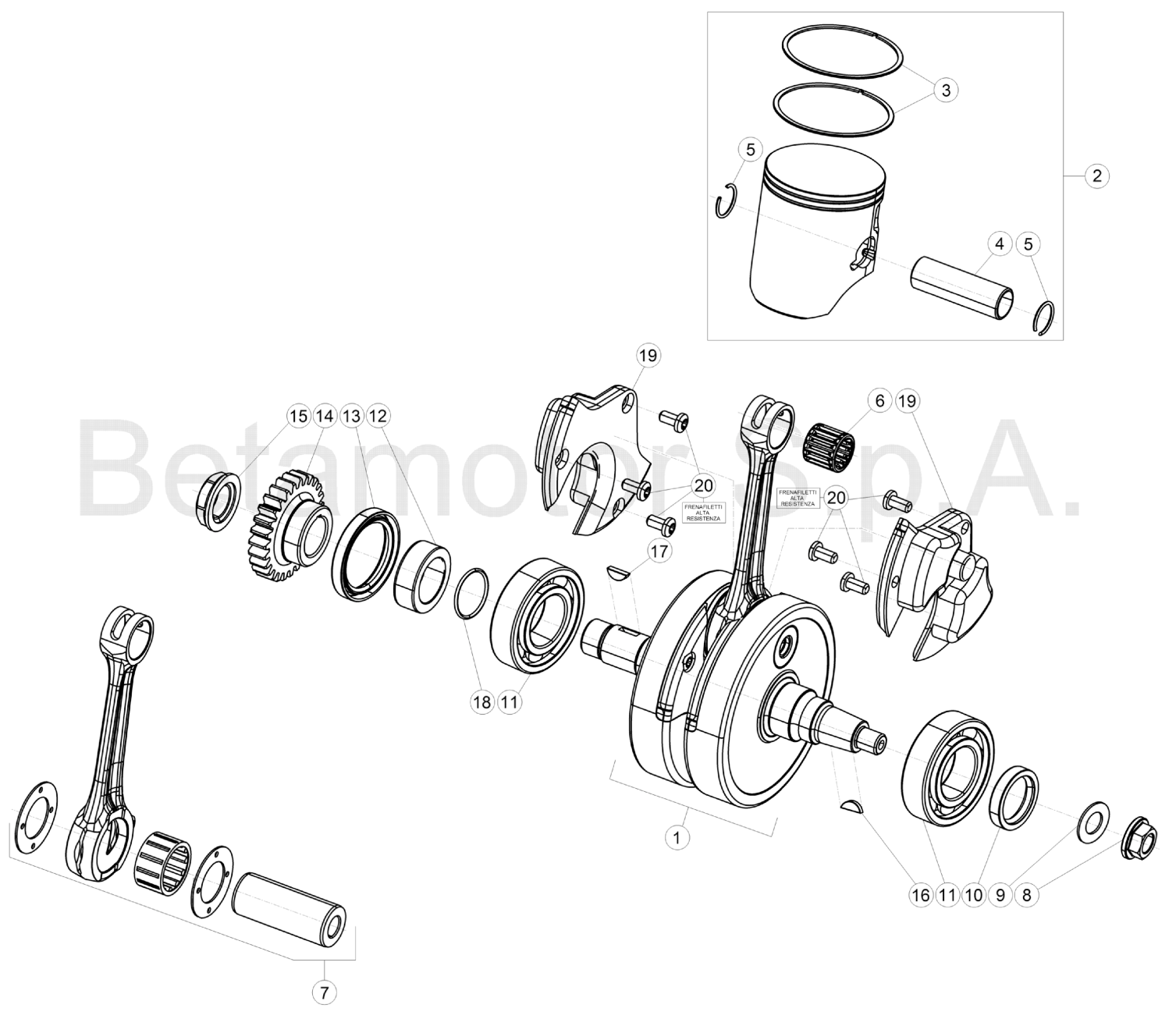 CRANKSHAFT - PISTON