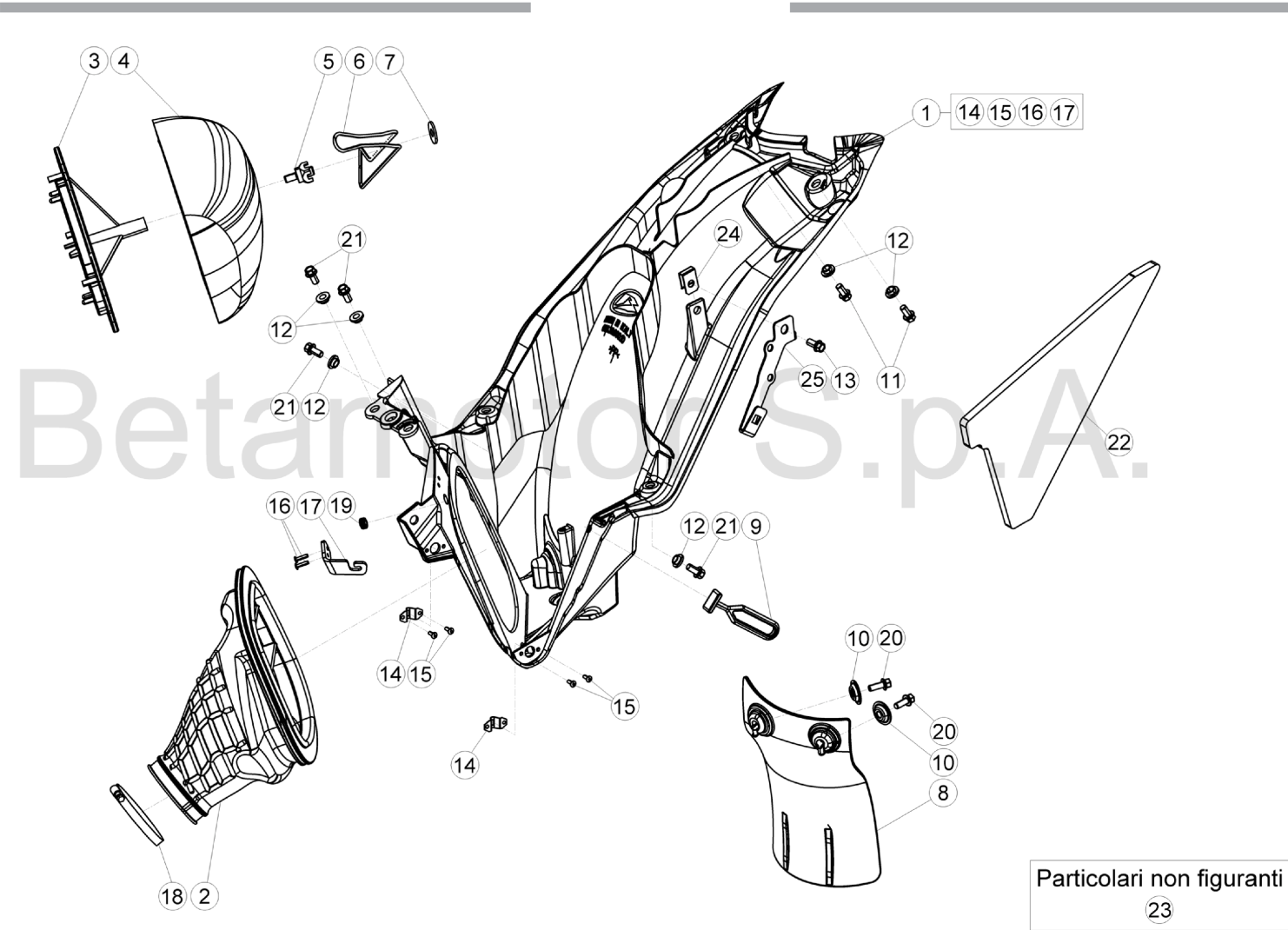 AIR BOX - REAR FENDER