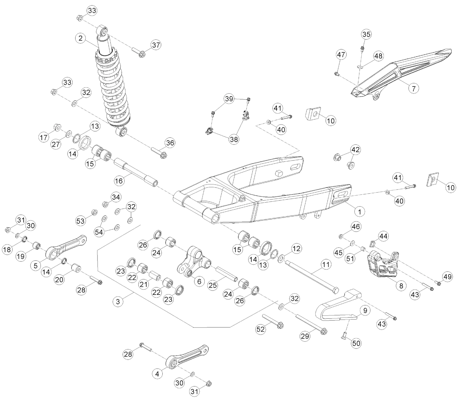 REAR SWING ARM