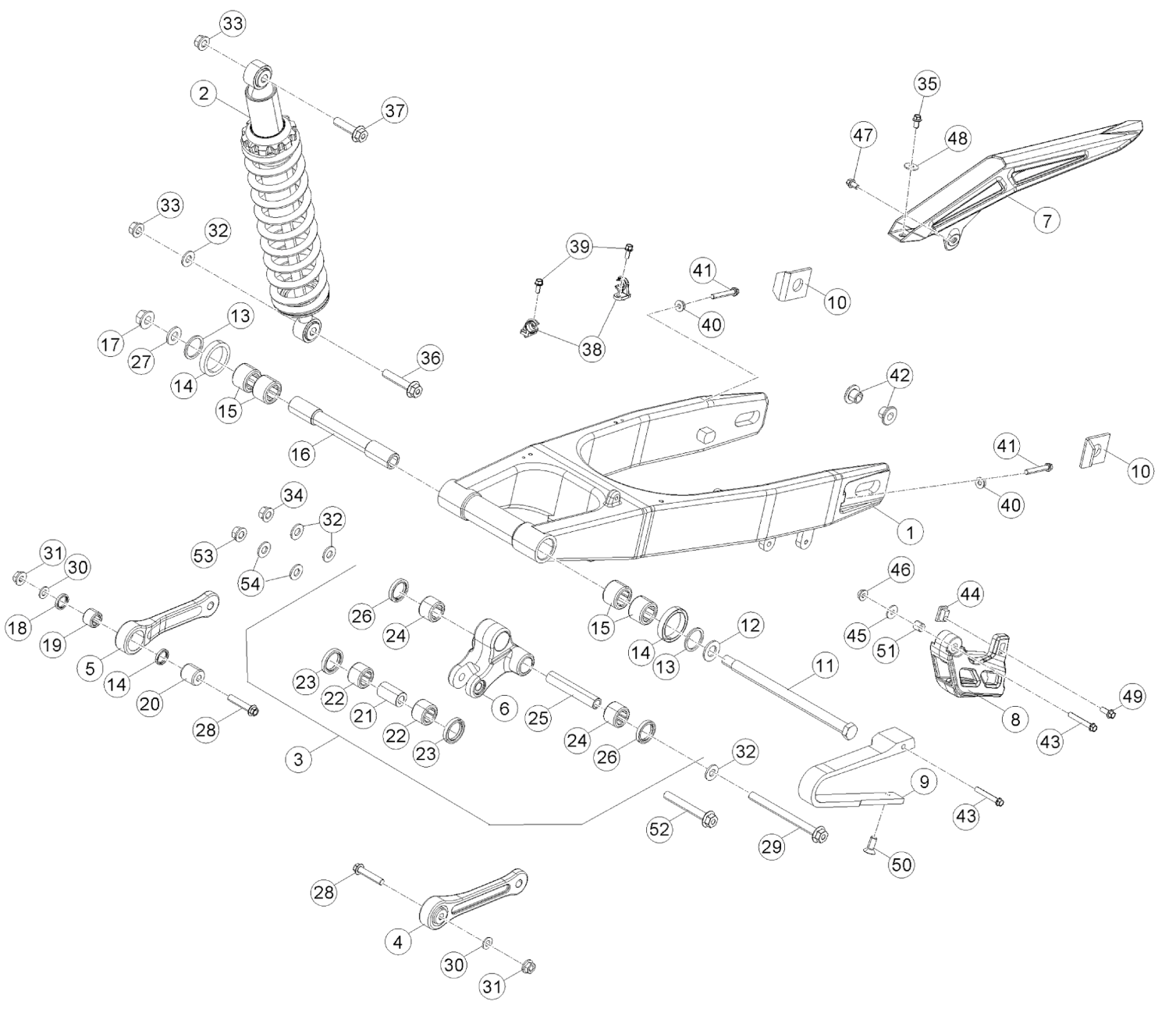 REAR SWING ARM