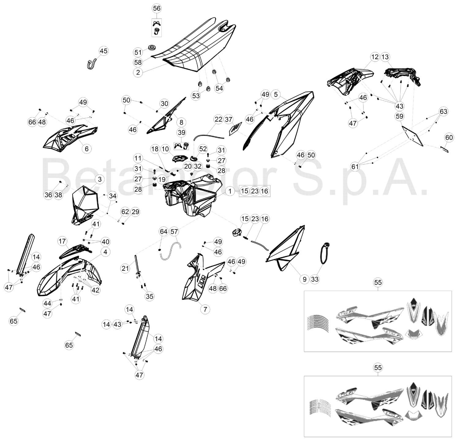 BODY - DECALS (ENDURO)