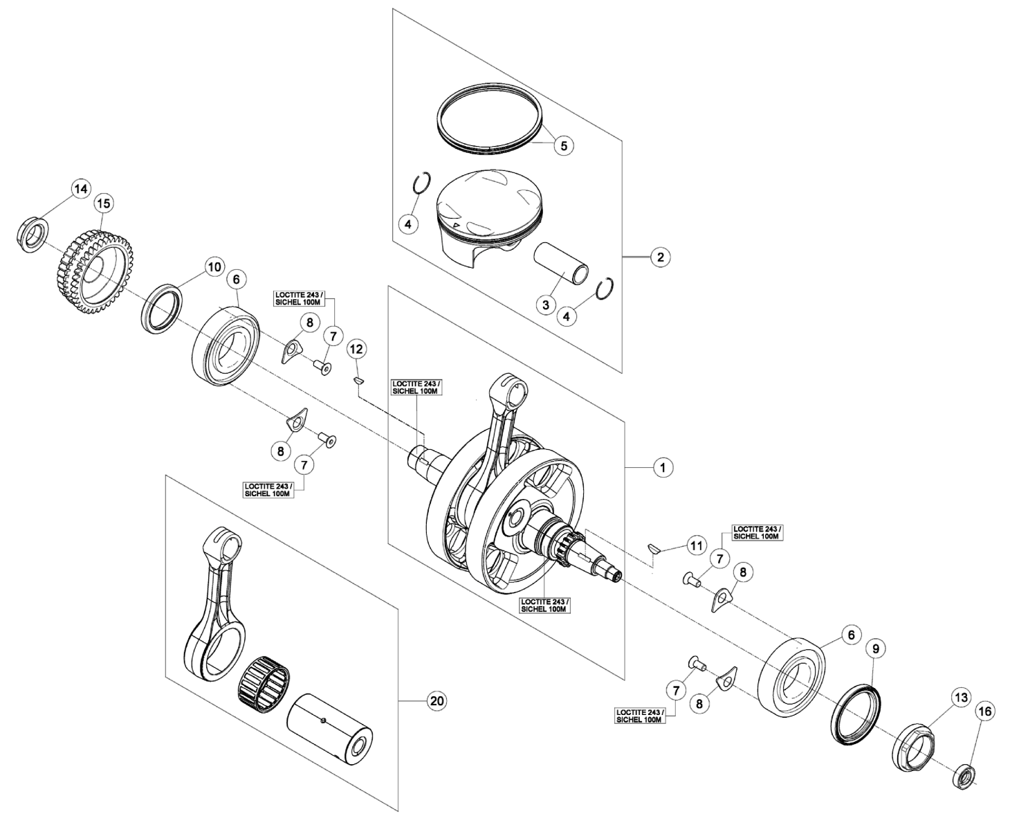 CRANKSHAFT - PISTON