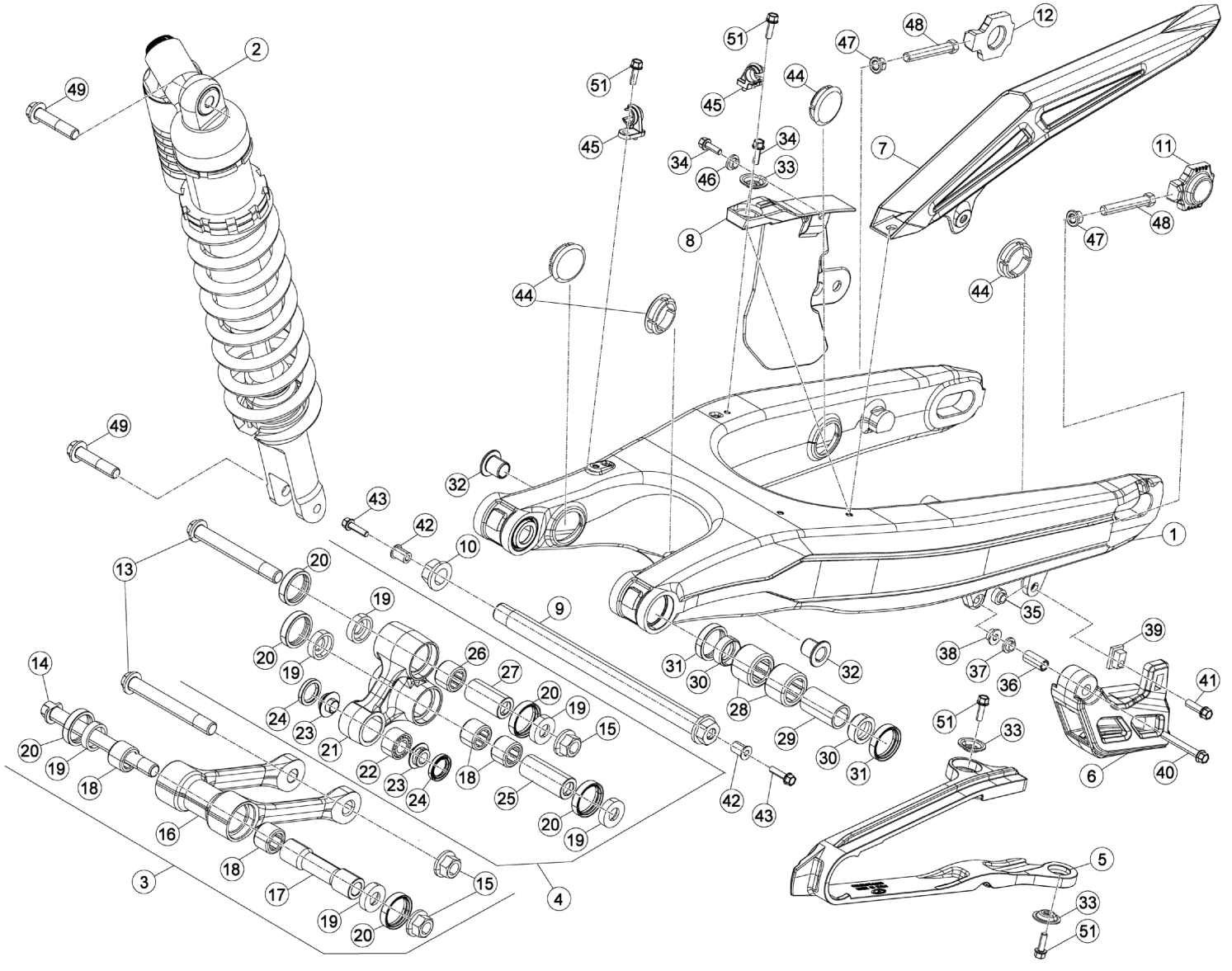 REAR SWING ARM