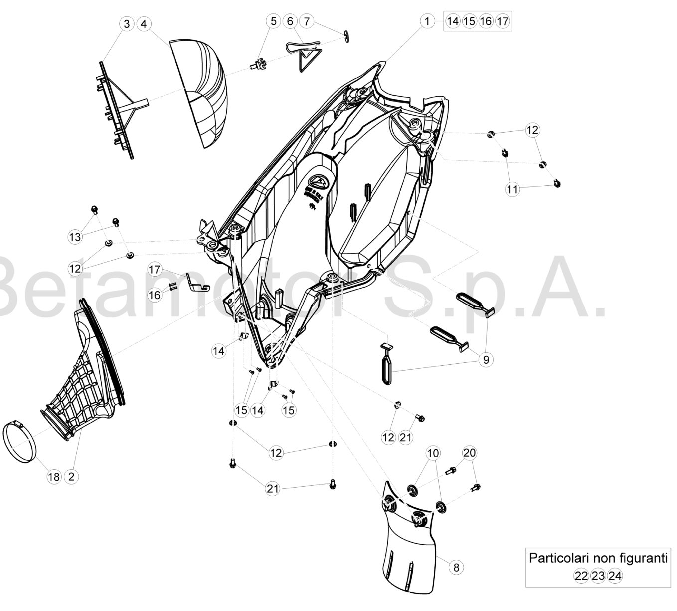 AIR BOX - REAR FENDER