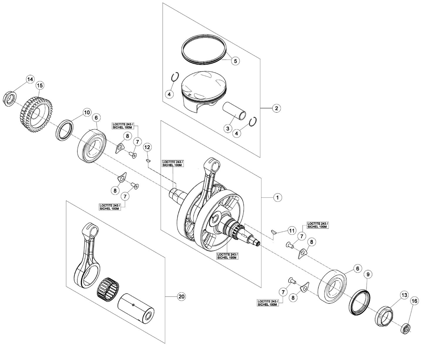 CRANKSHAFT - PISTON