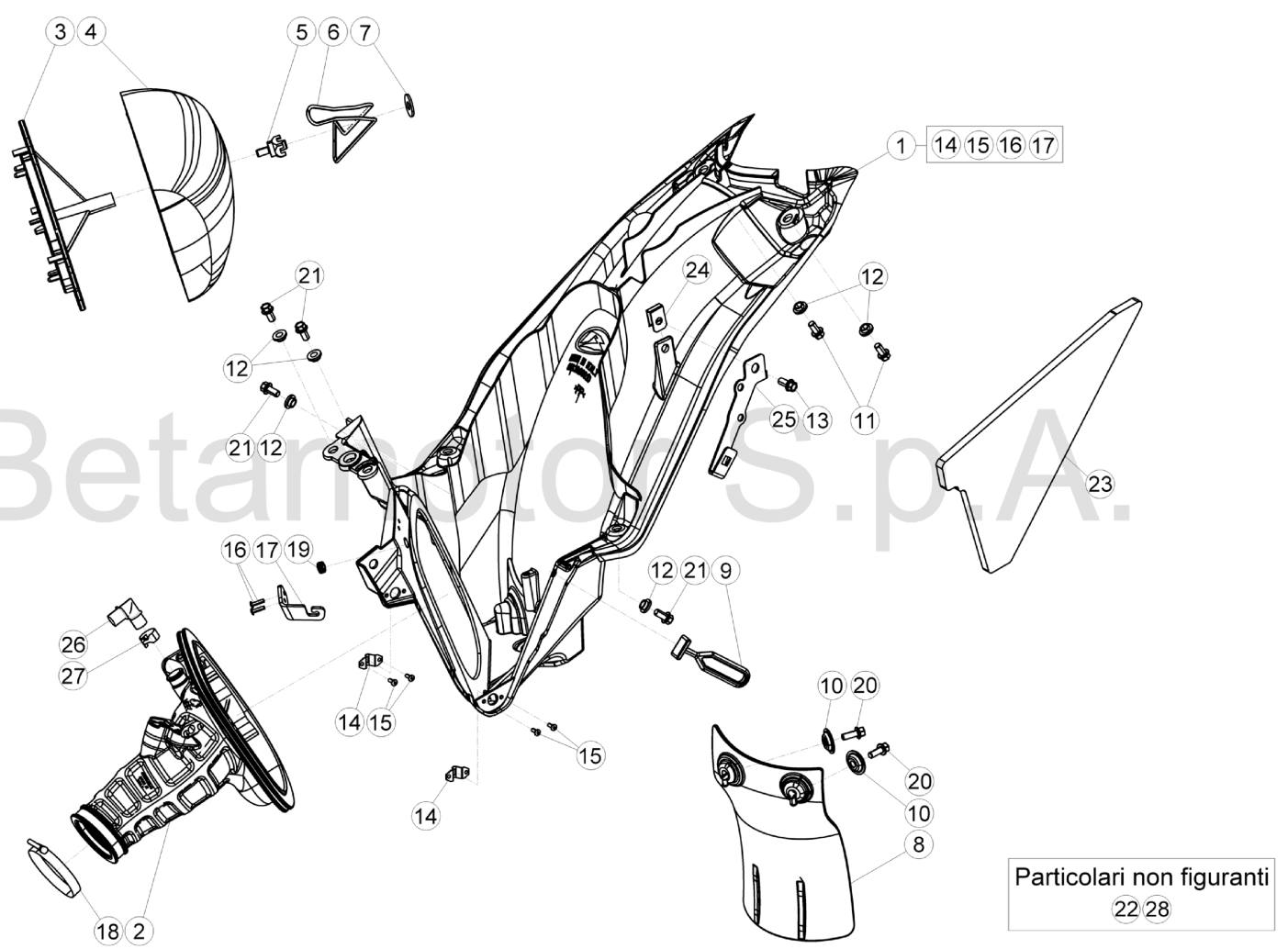AIR BOX - REAR FENDER