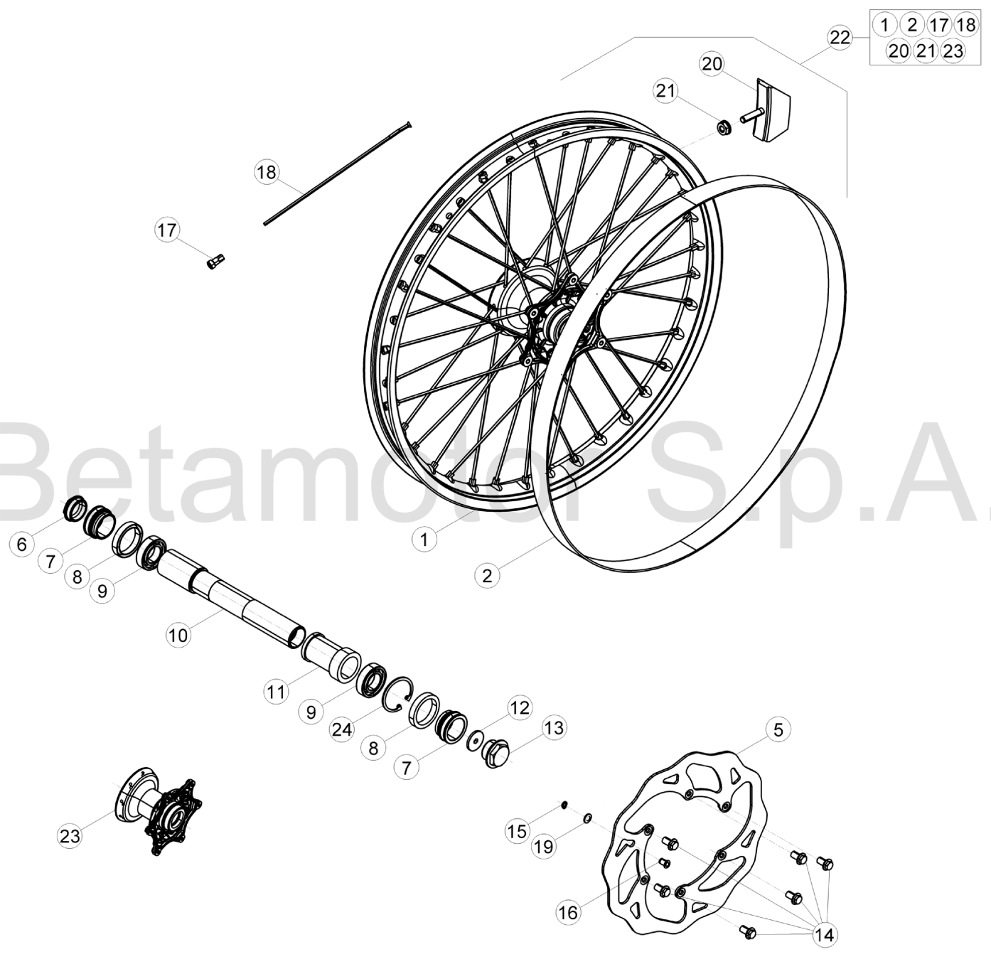 FRONT WHEEL