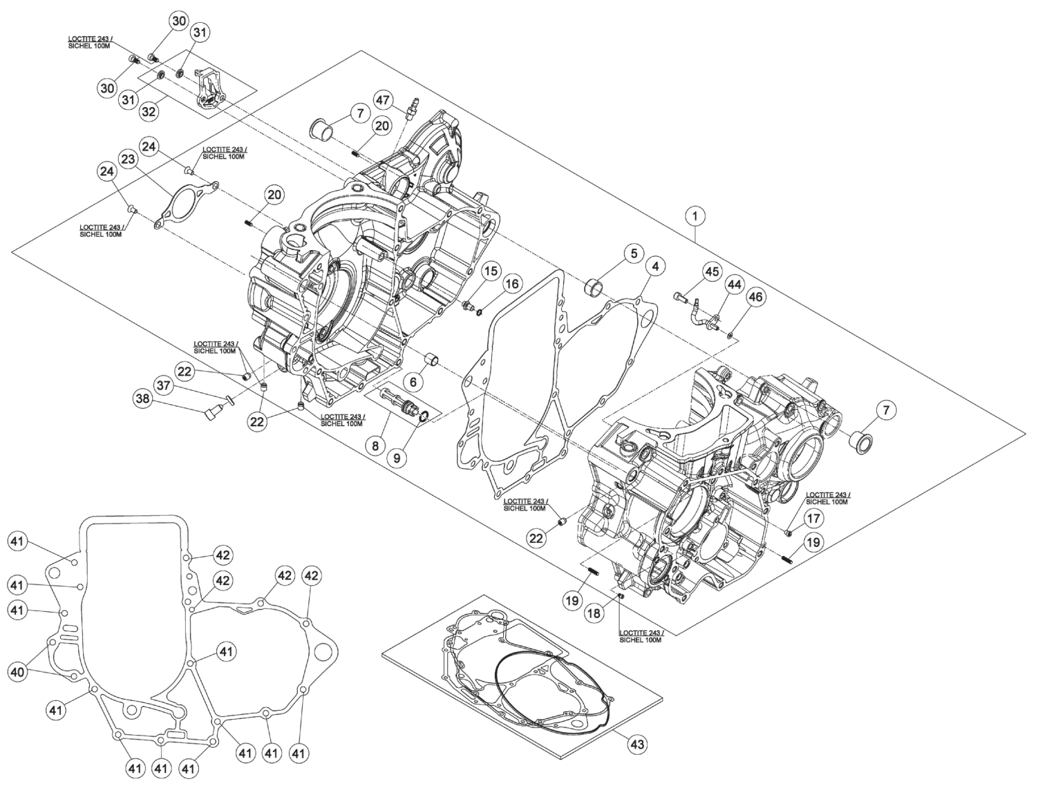 CRANKCASE CARTER